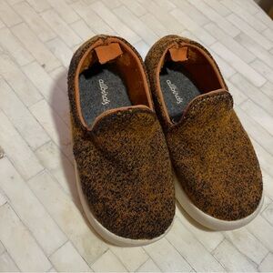 allbirds Kids Slip-On Shoes in Brown and Black